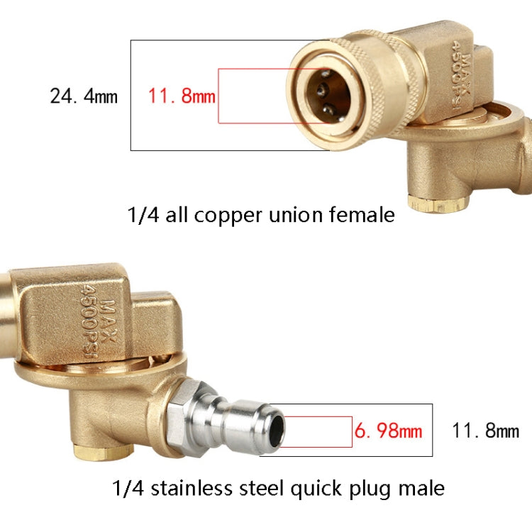 High Pressure Cleaning Machine Accessories Brush Head 240 Degrees Rotating 1/4 Live Joint ÎҵÄÉ̵ê