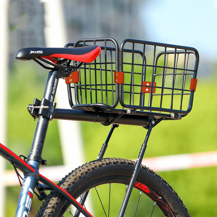 WEST BIKING YP0712030 Bicycle Aluminum Alloy Rack Cart Basket Mountain Bike Back Seat With Basket Reluova