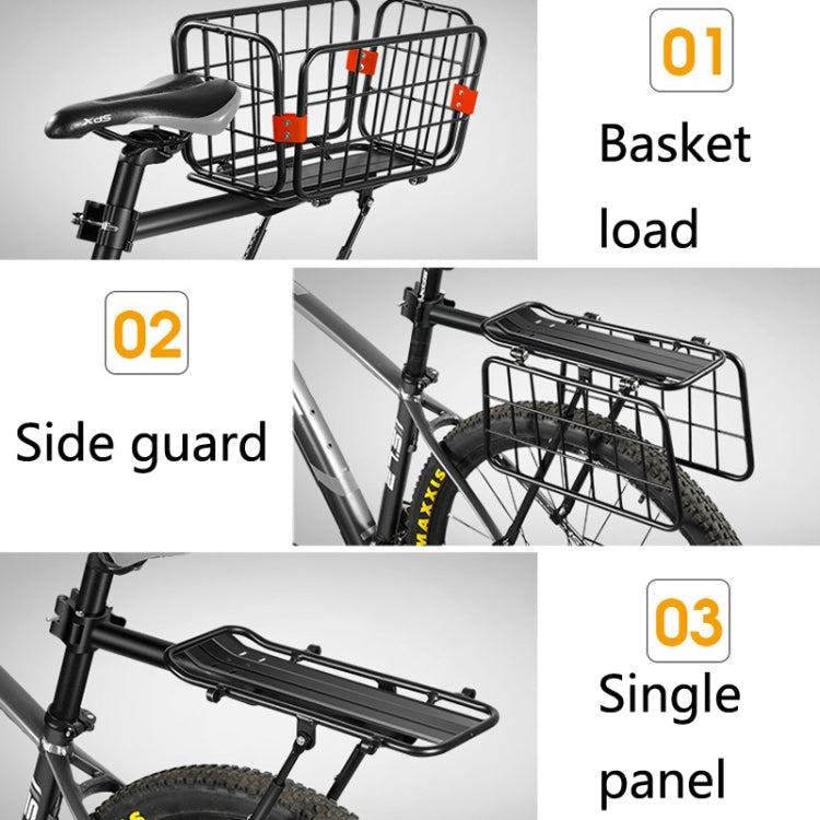 WEST BIKING YP0712030 Bicycle Aluminum Alloy Rack Cart Basket Mountain Bike Back Seat With Basket