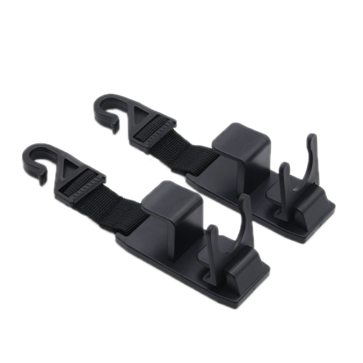 2 Packs SHUNWEI SD-2510 Car Headrest Multifunctional Storage Hook With Beverage Hook-Reluova