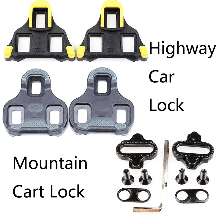 PROMEND Road Mountain Bike Shoe Lock Cleat Self-Locking Pedal Cleat