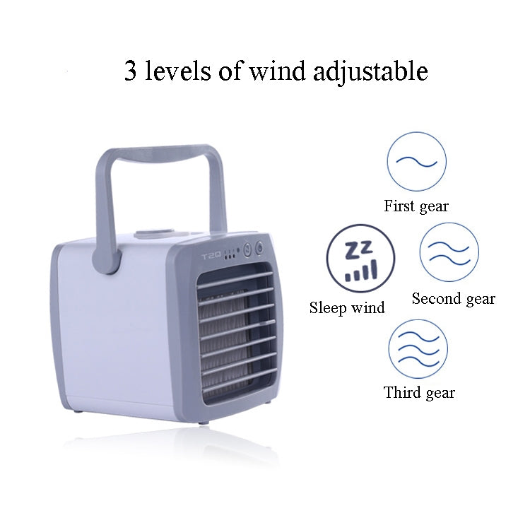 A006 Portable Mini Air Cooler Fan Air Conditioning Fan Water Cooling Fan Reluova