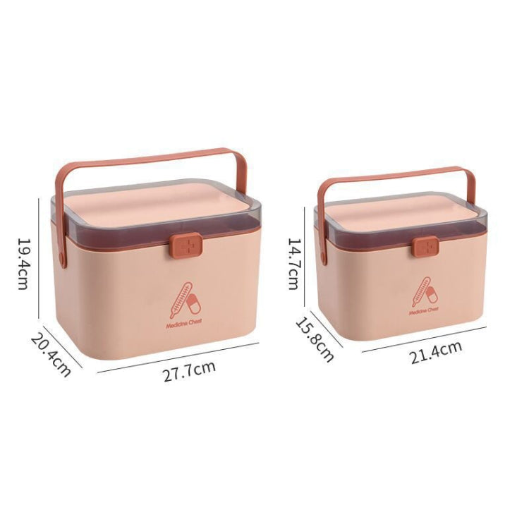 Household Plastic Small Medicine Box Portable Medicine Storage Box Reluova