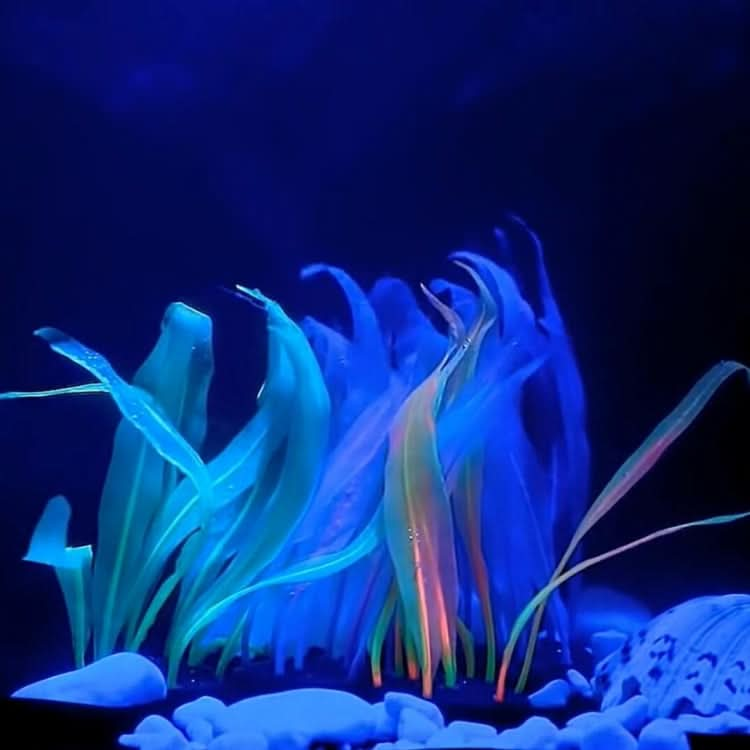 Aquarium Fish Tank Decoration Landscape Silicone Simulation Coral Artificial Kelp Landscape Decoration, Size: - Reluova