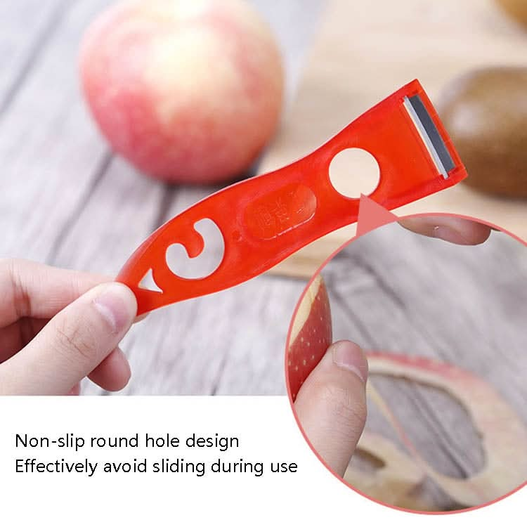 10pcs A2233 Home Vegetable Fruit Peer Plastic Cutting Knife, Color Random Delivery - Reluova