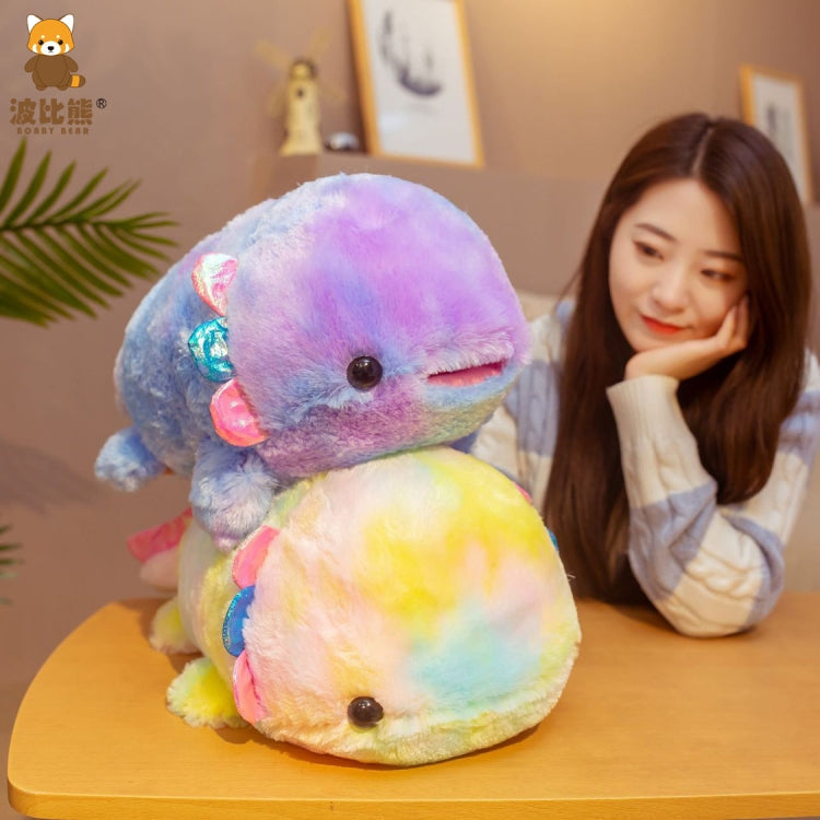 3 PCS Rainbow Color Doll Fish Plush Toy