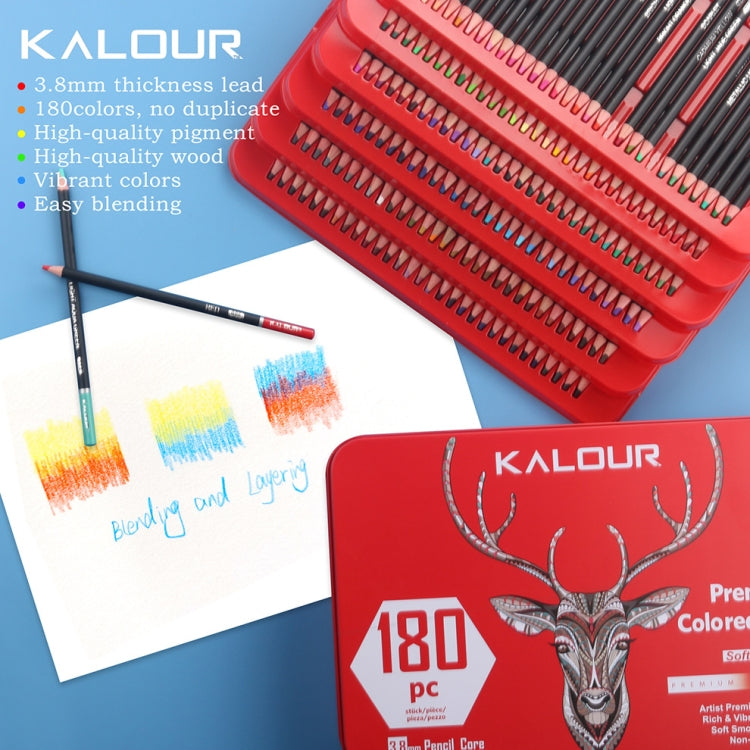 KALOUR 180 Colors Color Lead Set Painted Pencils Art Painting Supplies My Store