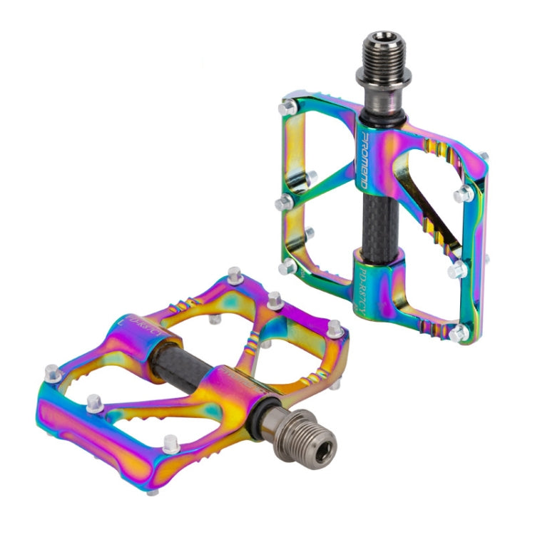 1 Pair PROMEND Three Peilin Bearing Aluminum Alloy CNC Bicycle Colorful Pedal