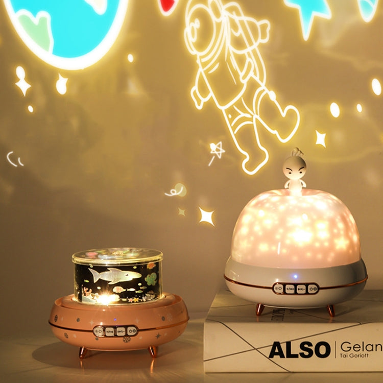 Doll Projection Night Light USB Charging Starry Sky Ocean Music Box, Spec: My Store