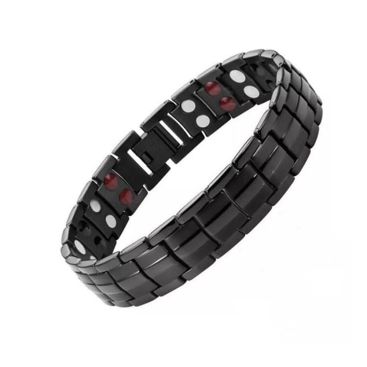 Double Row Magnet Magnetic Therapy Bracelet For Men, Colour: Bronze Full Magnet Reluova