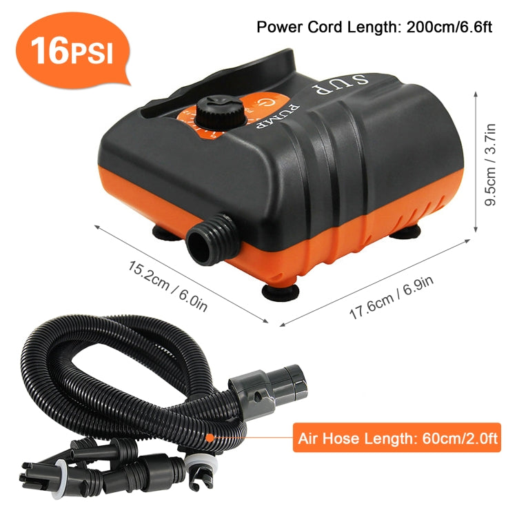 HT-785 Paddle Board 16PSI High Pressure Car Inflatable Pump 12V Electric Air Pump With 6 Connectors ÎҵÄÉ̵ê