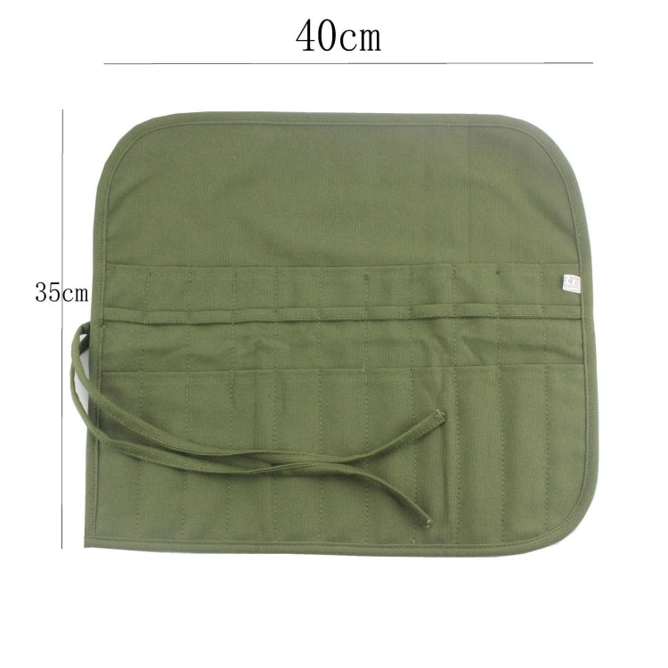 22 Hole Pen Curtain Storage Bag Watercolor Pen Canvas Storage Bag-Reluova