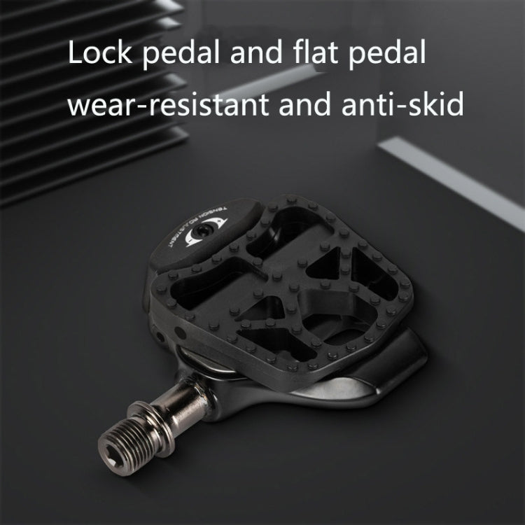 1 Pair PROMEND Road Bike Bicycle Lock Pedal Conversion Piece Nylon Plastic Self-Locking Pedal