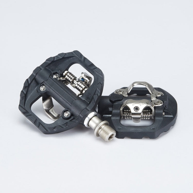 Bicycle Self-Locking Pedals Mountain Bike Locks Flat Pedals Dual-Purpose SPD Lock Pedals Reluova