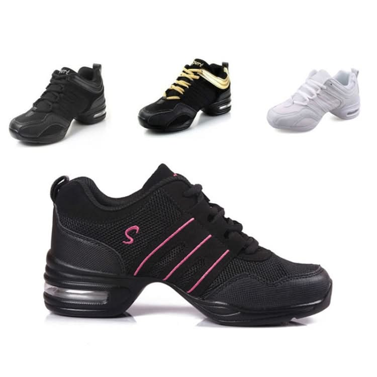 Soft Bottom Mesh Breathable Modern Dance Shoes Heightening Shoes for Women, Series 2 Reluova