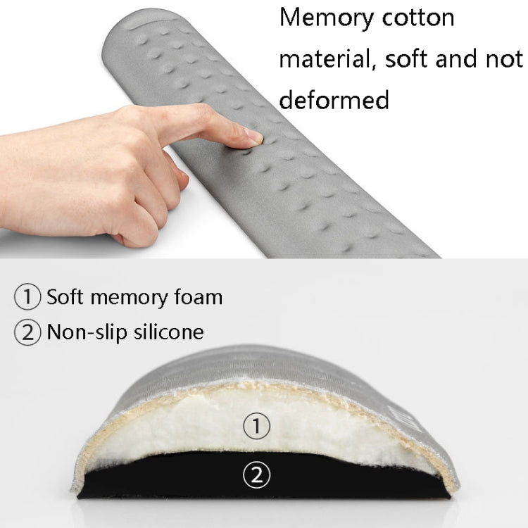 Baona Silicone Memory Cotton Wrist Pad Massage Hole Keyboard Mouse Pad, Style: My Store