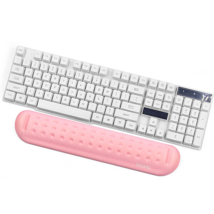 Baona Silicone Memory Cotton Wrist Pad Massage Hole Keyboard Mouse Pad, Style: