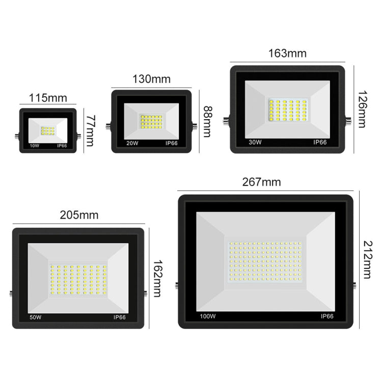 LED Spotlight Outdoor Project Light Waterproof Garden Energy-Saving Lighting Floodlight, Style: My Store