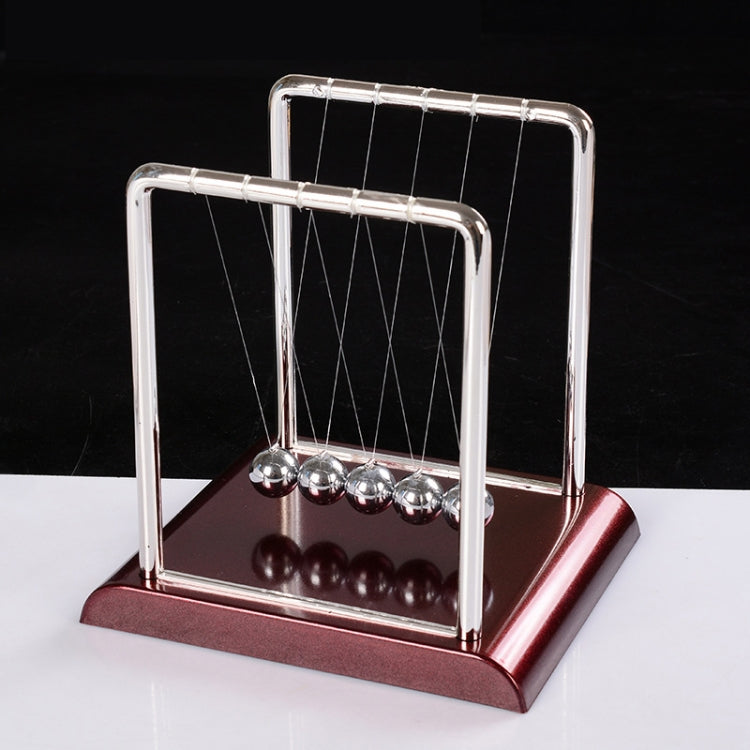 2 PCS Newton Pendulum Hits Ball Ornaments Physics Education Model,Style: N0432 Medium Door-Reluova