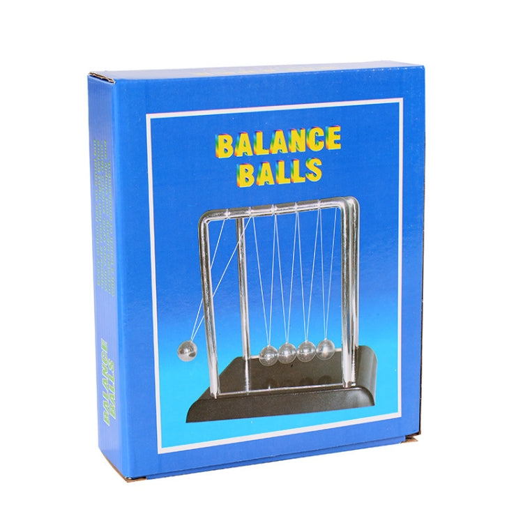 2 PCS Newton Pendulum Hits Ball Ornaments Physics Education Model,Style: N0432 Medium Door