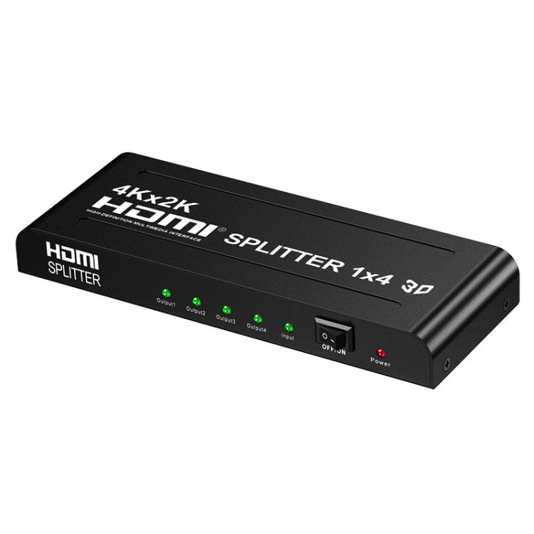 HW-4K104D 1 to 4 4K X 2K Video High-Definition On-Screen HDMI Splitter My Store