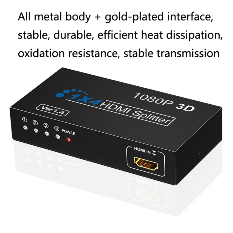 HW-HD104E 1 to 4 EP Chip Available Splicing Screen HD Splitter, EU Plug My Store