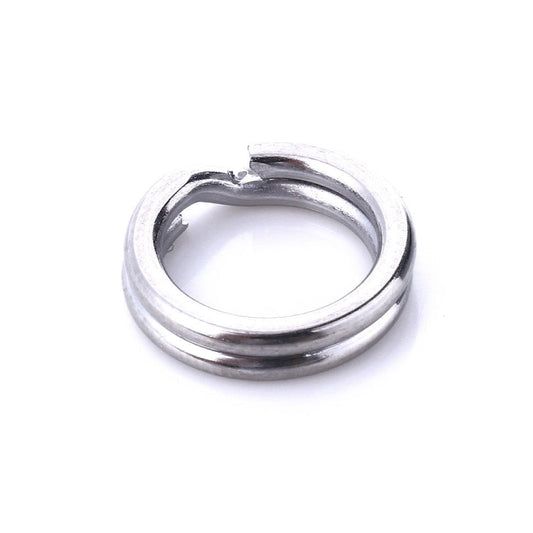 HENGJIA SS010 50 in 1 Stainless Steel Flat Ring Fishing Space Fittings