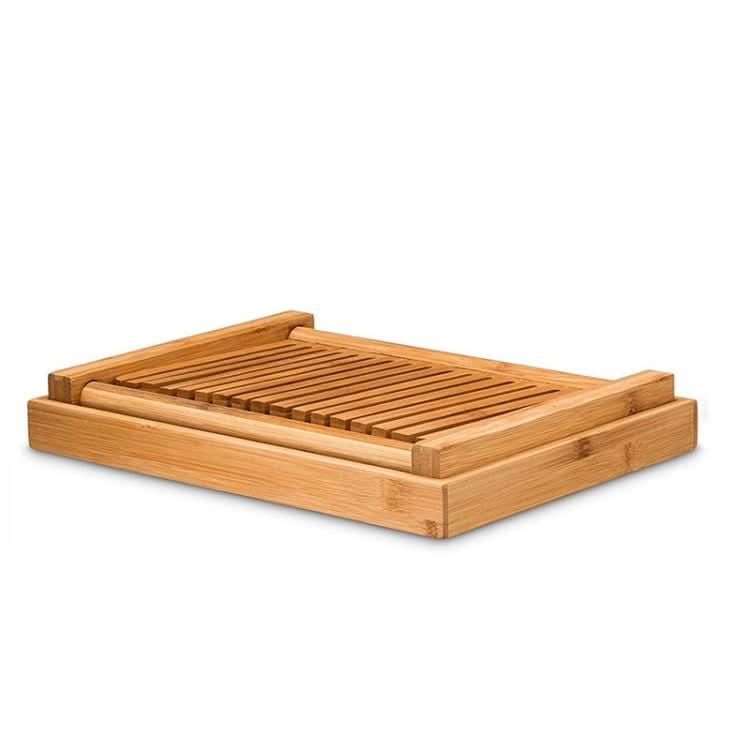 Bamboo Household And Commercial Multi-Function Bread Cutting Plate Sliced Cutting Board Bread Slices Bread Plate Reluova