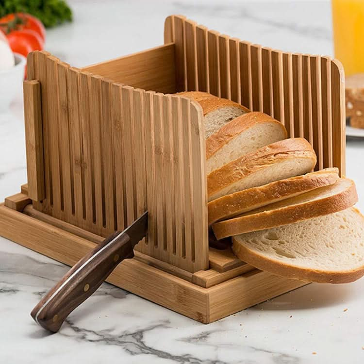 Bamboo Household And Commercial Multi-Function Bread Cutting Plate Sliced Cutting Board Bread Slices Bread Plate Reluova