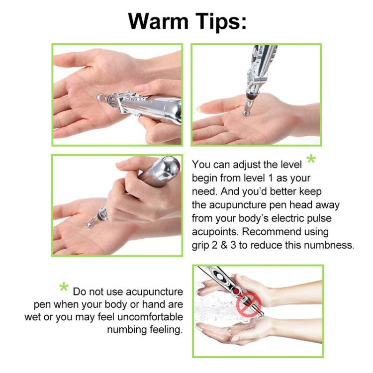 Circulating Energy Automatic Point Finding Meridian Pen Home Pain Electronic Acupuncture Pen Specifications： Reluova