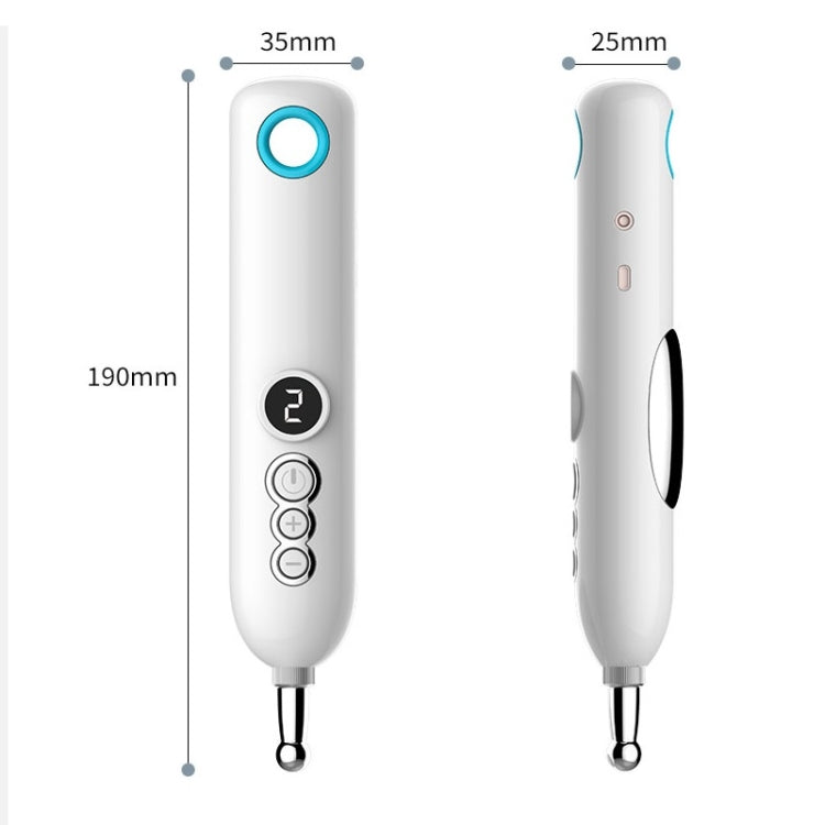 Smart  Rechargeable Meridian Pen Hot Compress Pulse Acupuncture Acupuncture Massager, Specification： Reluova