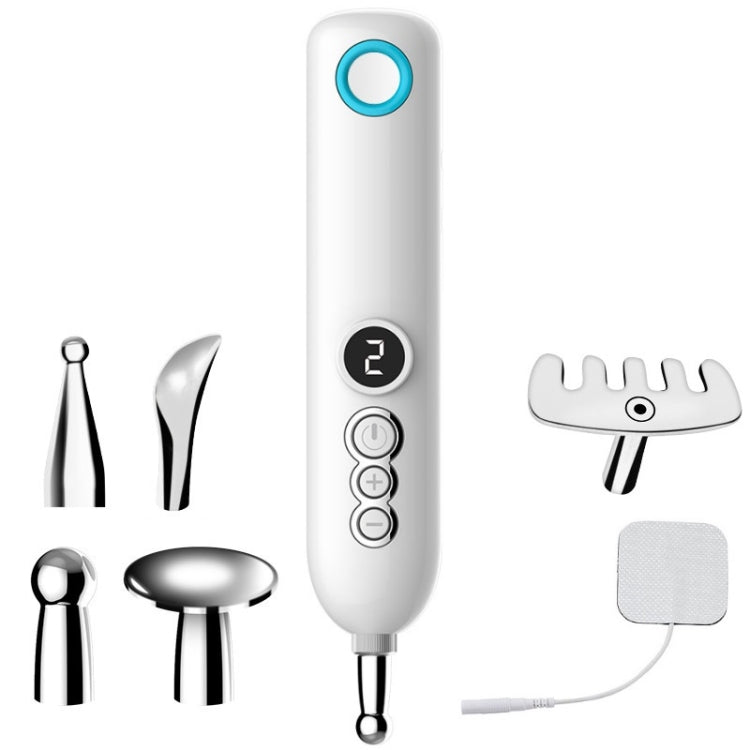 Smart  Rechargeable Meridian Pen Hot Compress Pulse Acupuncture Acupuncture Massager, Specification： Reluova