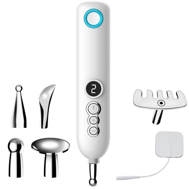 Smart  Rechargeable Meridian Pen Hot Compress Pulse Acupuncture Acupuncture Massager, Specification： Reluova