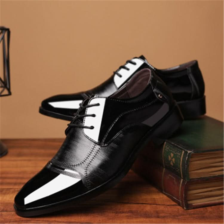 Fashion Men Leather Soft Business Casual Shoes Reluova