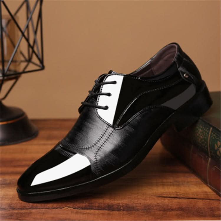 Fashion Men Leather Soft Business Casual Shoes Reluova