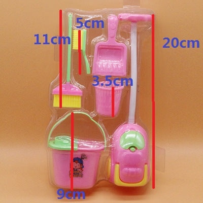 Furniture Toys Miniature House Cleaning Tool Doll House Accessories for Doll House Pretend Play Toy Reluova