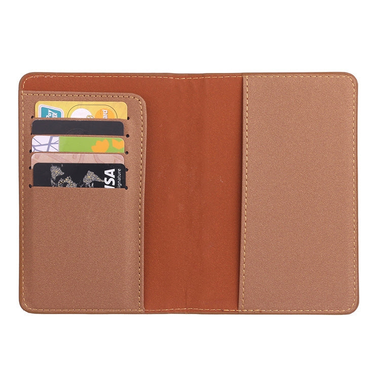 MS101 Frosted PU Multi-Card Passport Holder Travel Abroad Passport Card Holder My Store