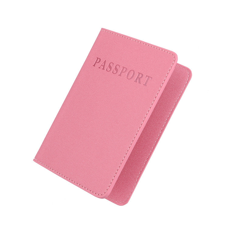 MS101 Frosted PU Multi-Card Passport Holder Travel Abroad Passport Card Holder My Store