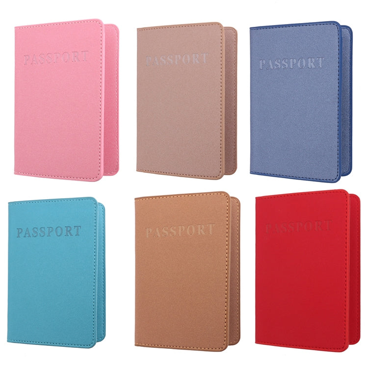 MS101 Frosted PU Multi-Card Passport Holder Travel Abroad Passport Card Holder My Store