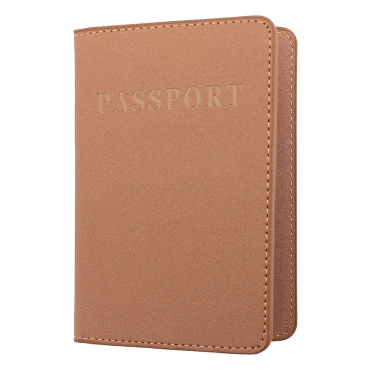 MS101 Frosted PU Multi-Card Passport Holder Travel Abroad Passport Card Holder My Store