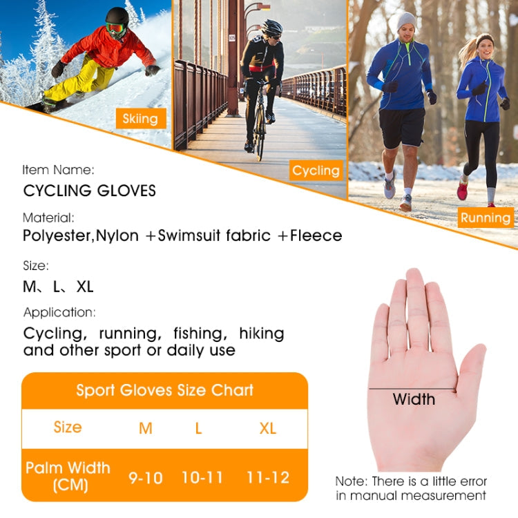 WEST BIKING YP0211220 Winter Warm Fleece Ski Gloves Silicone Non-Slip Riding Gloves Reluova