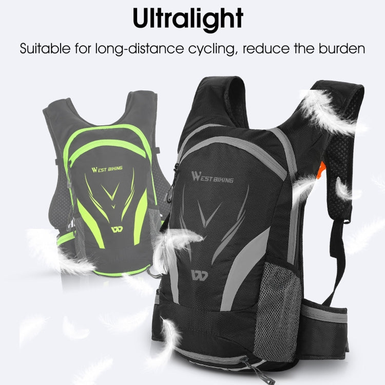 WEST BIKING YP1602798 Riding Backpack with Water Bag Set Outdoor Casual Travel Shoulder Bag