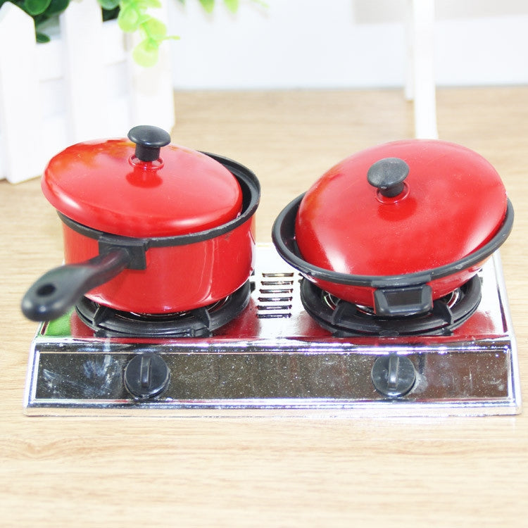 13 in 1 Mini Kitchen Cookware Pot Pan Kids Pretend Cook Play Toy Simulation Toys Set