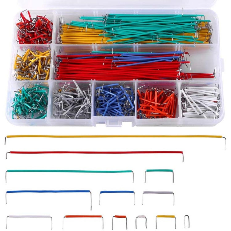 14 Lengths Jumper Wire U Shape Solderless Breadboard Jumper Wire Kit