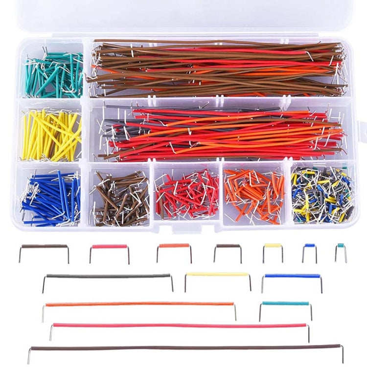 14 Lengths Jumper Wire U Shape Solderless Breadboard Jumper Wire Kit