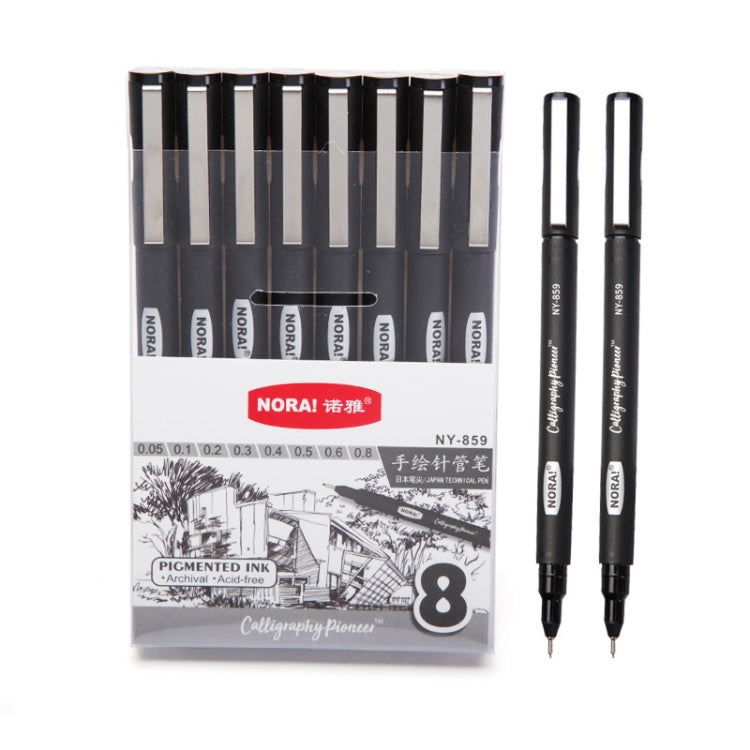 NORA 2 Packs Fine Art Drawing Hook Line Pen Engineering Drawing Comic Stroke Pen My Store