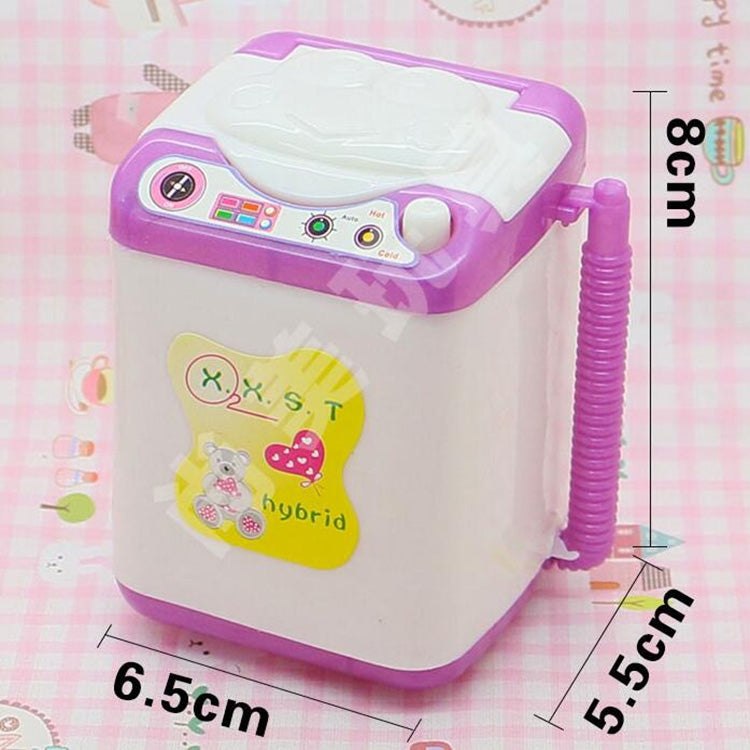 5 PCS Plastic Mini Washing Machine Doll House Furniture Children Educational Toys, Random Color Delivery Reluova