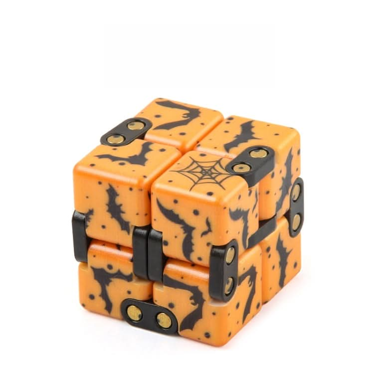 3 PCS  Infinite Magic Cube Halloween Theme Variety Flip Folding Second Order Magic Cube Finger Toy Reluova