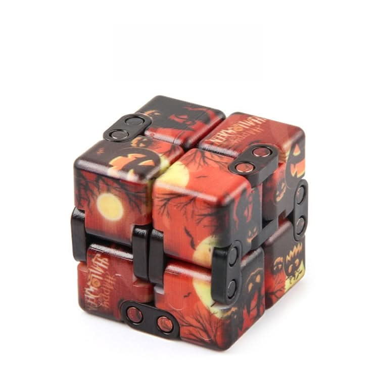 3 PCS  Infinite Magic Cube Halloween Theme Variety Flip Folding Second Order Magic Cube Finger Toy Reluova