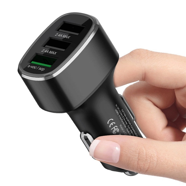 Three USB Ports Car Fast Charging Charger For Huawei/For OPPO/VIVO/OnePlus And Other Flash Charging ÎҵÄÉ̵ê